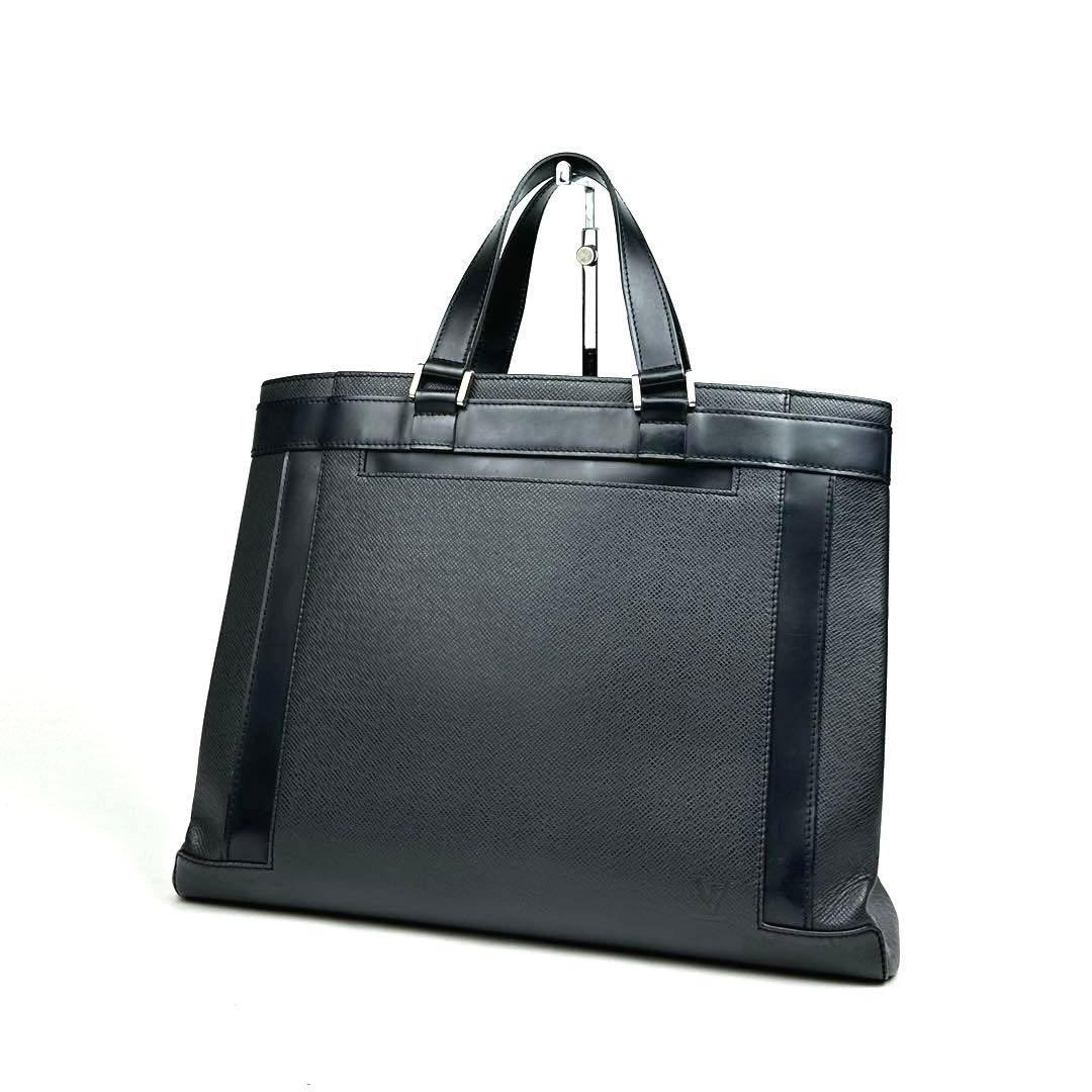 【極美品】LOUIS VUITTON ルイヴィトン タイガ カスベックPM M31022 ビジネスバッグ トートバッグ 書類鞄 フォーマル A4収納 レザー 黒 