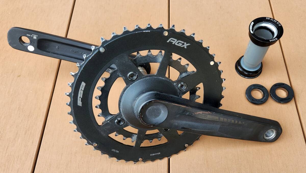FSA OMEGA AGX 170mm 48/32T クランク BB付
