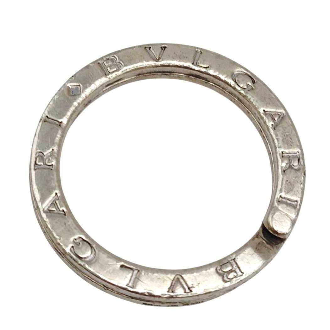 S-08185 ブルガリ BVLGARI キーリング キーホルダー 総重量 約11.5g SV925 シルバー STERLING ITALY 刻印 ロゴ 現状品 05 