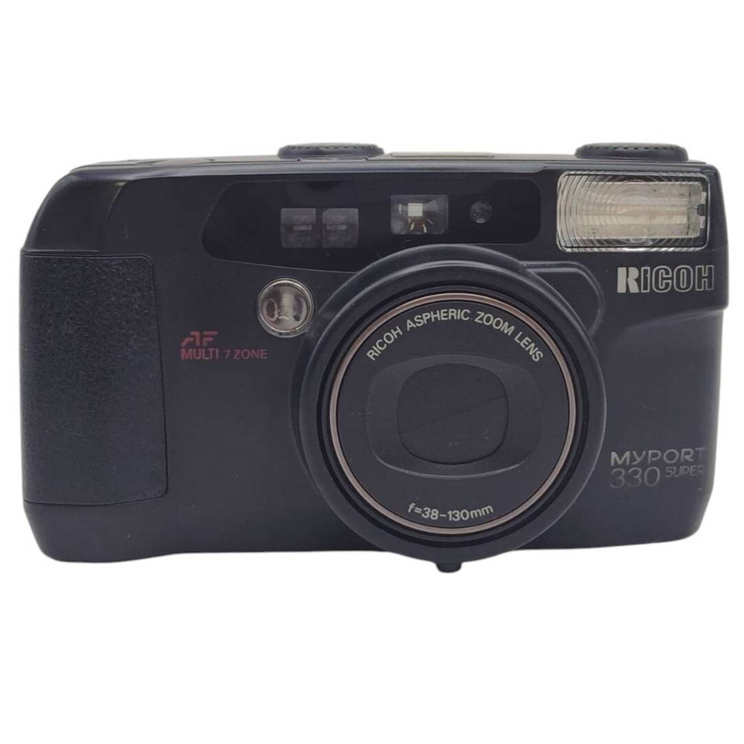 S-08028 RICOH MYPORT 330 SUPER リコー マイポート コンパクトフィルムカメラ カメラ 38-130mm 通電動作未確認 ジャンク 現状品 015