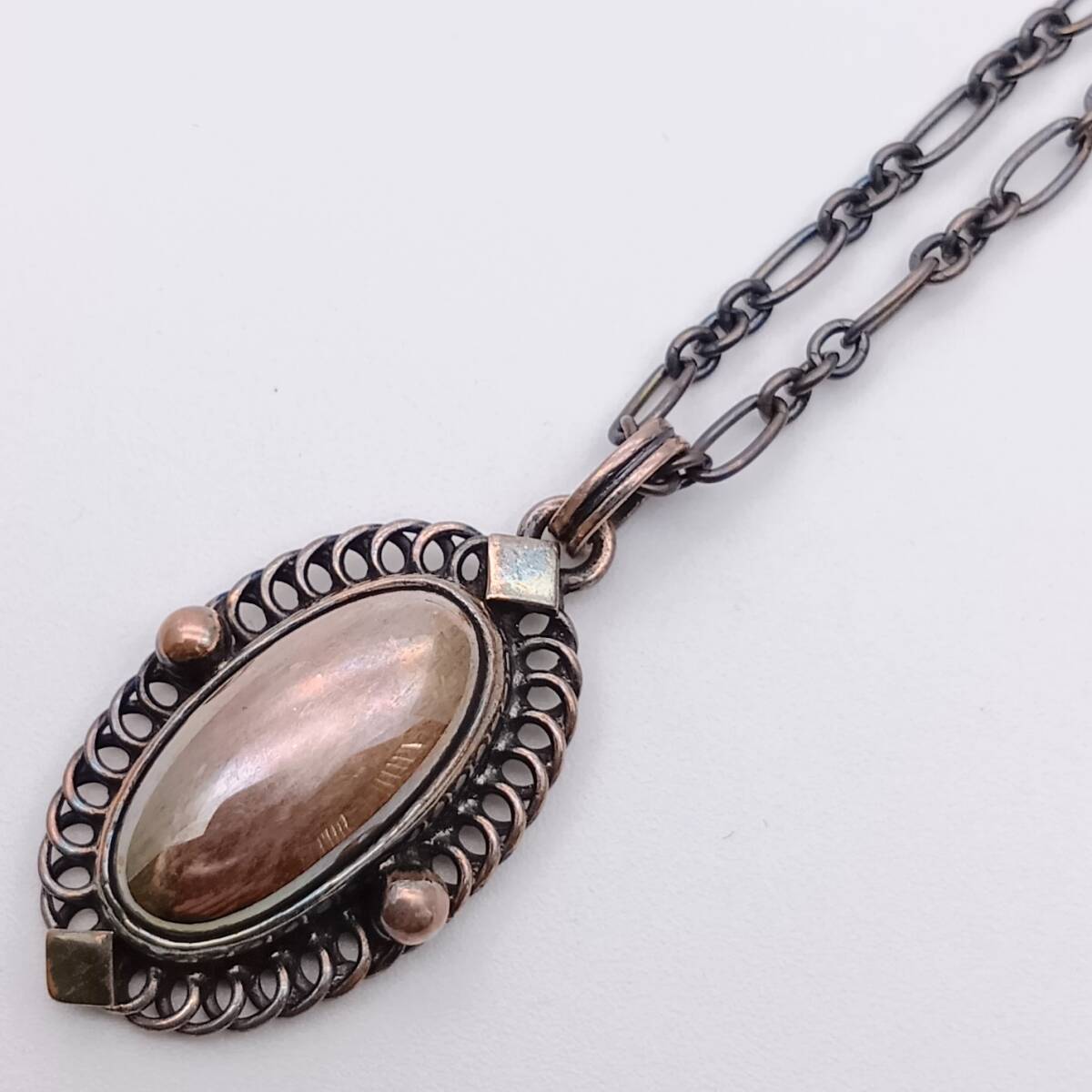 ジョージジェンセン Georg Jensen ヘリテージコレクション 2004年 ペンダント ネックレス シルバー925 ヴィンテージ 上品 管理18665