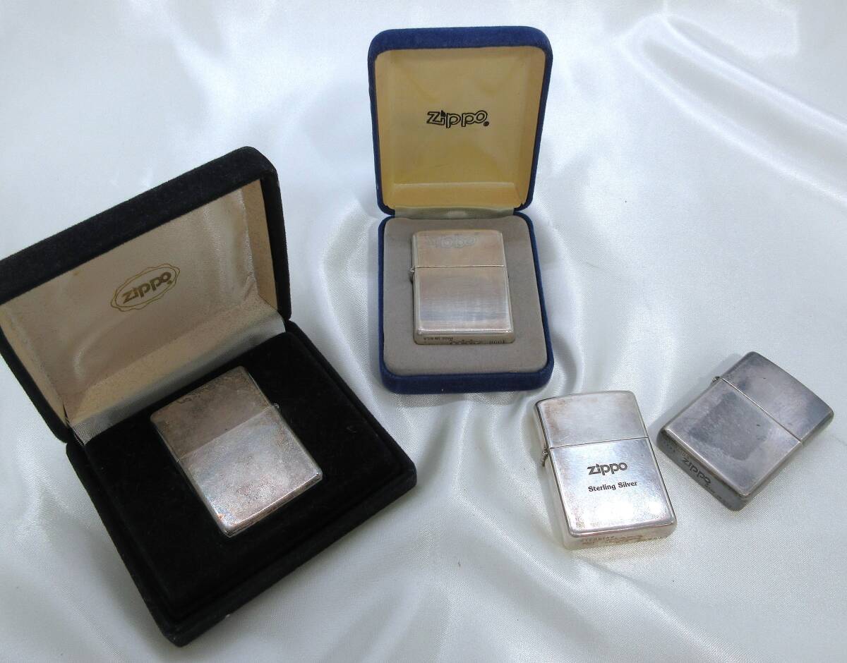 Zippo ジッポ　スターリングシルバー　4点まとめ　
