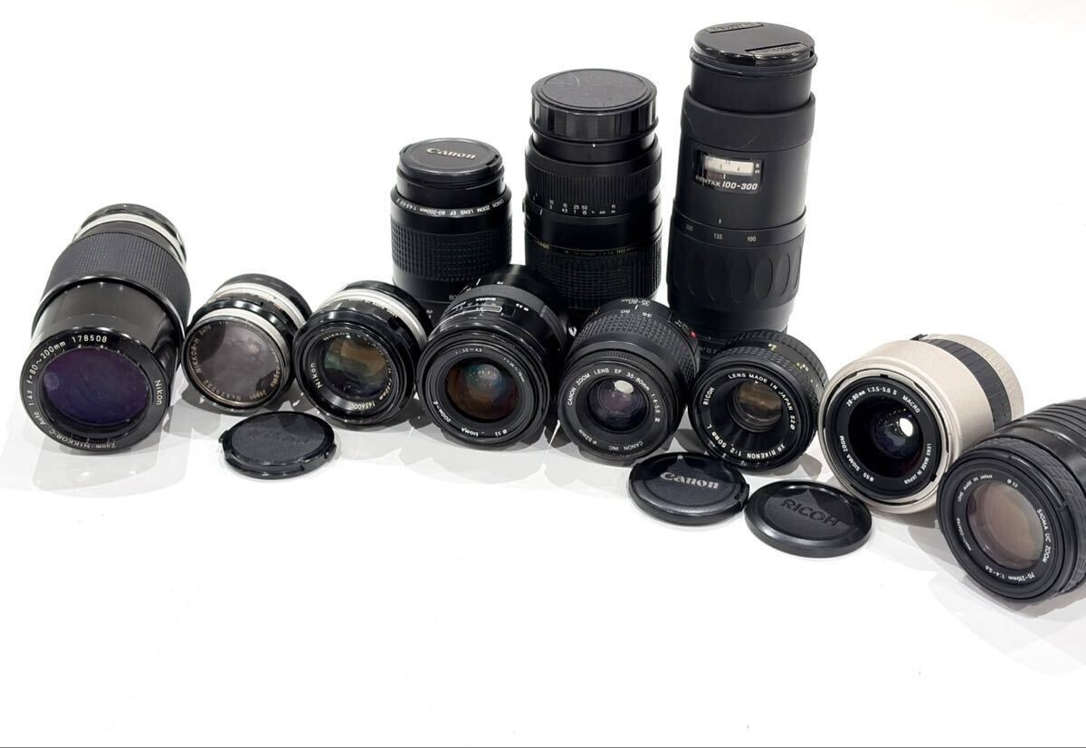 【11点おまとめ】canon キャノン Nikon ニコン PENTAX ペンタックス SIGMA シグマ NIKKOR-S・C Auto 1:1.4 f=50mm カメラ レンズ 等