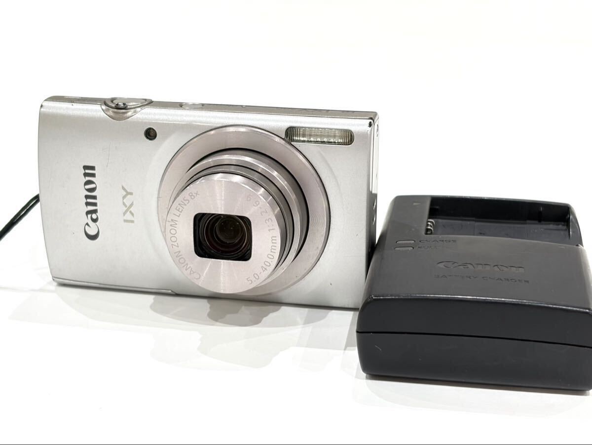 Canon キャノン IXY イクシー 200 PC2333 シルバー コンパクトデジタルカメラ バッテリー＋充電器付 簡易動作確認済