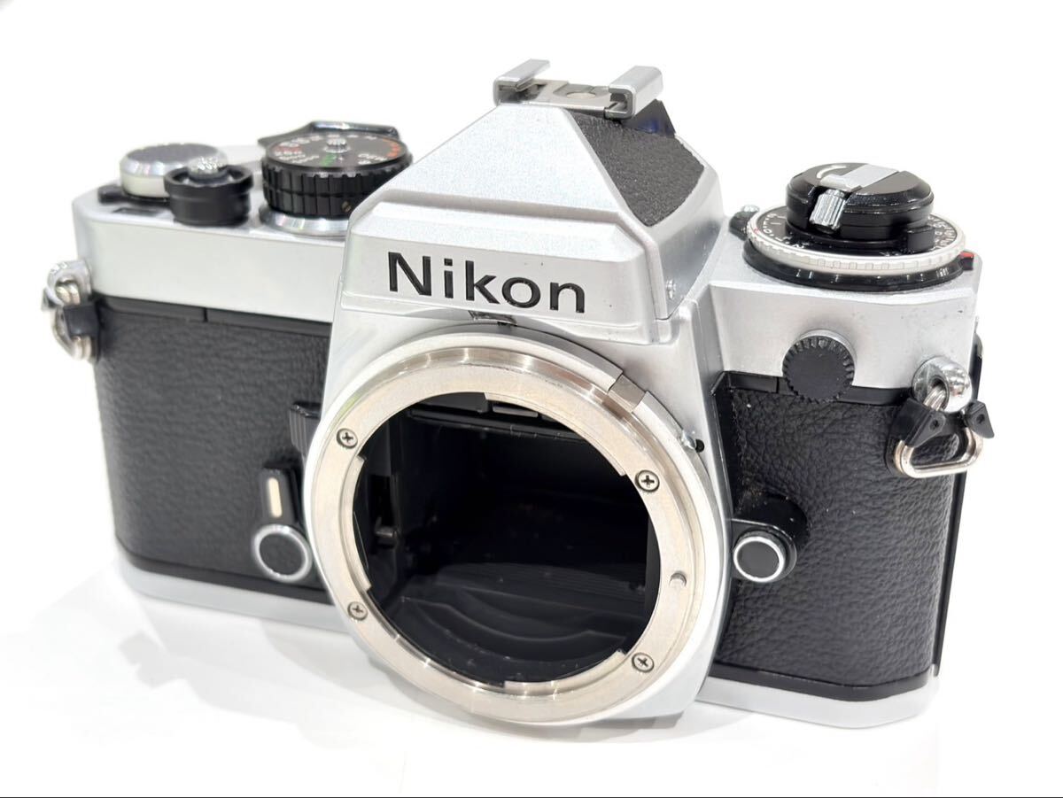 Nikon ニコン FE シルバー ボディ 一眼レフ フィルムカメラ 動作未確認 