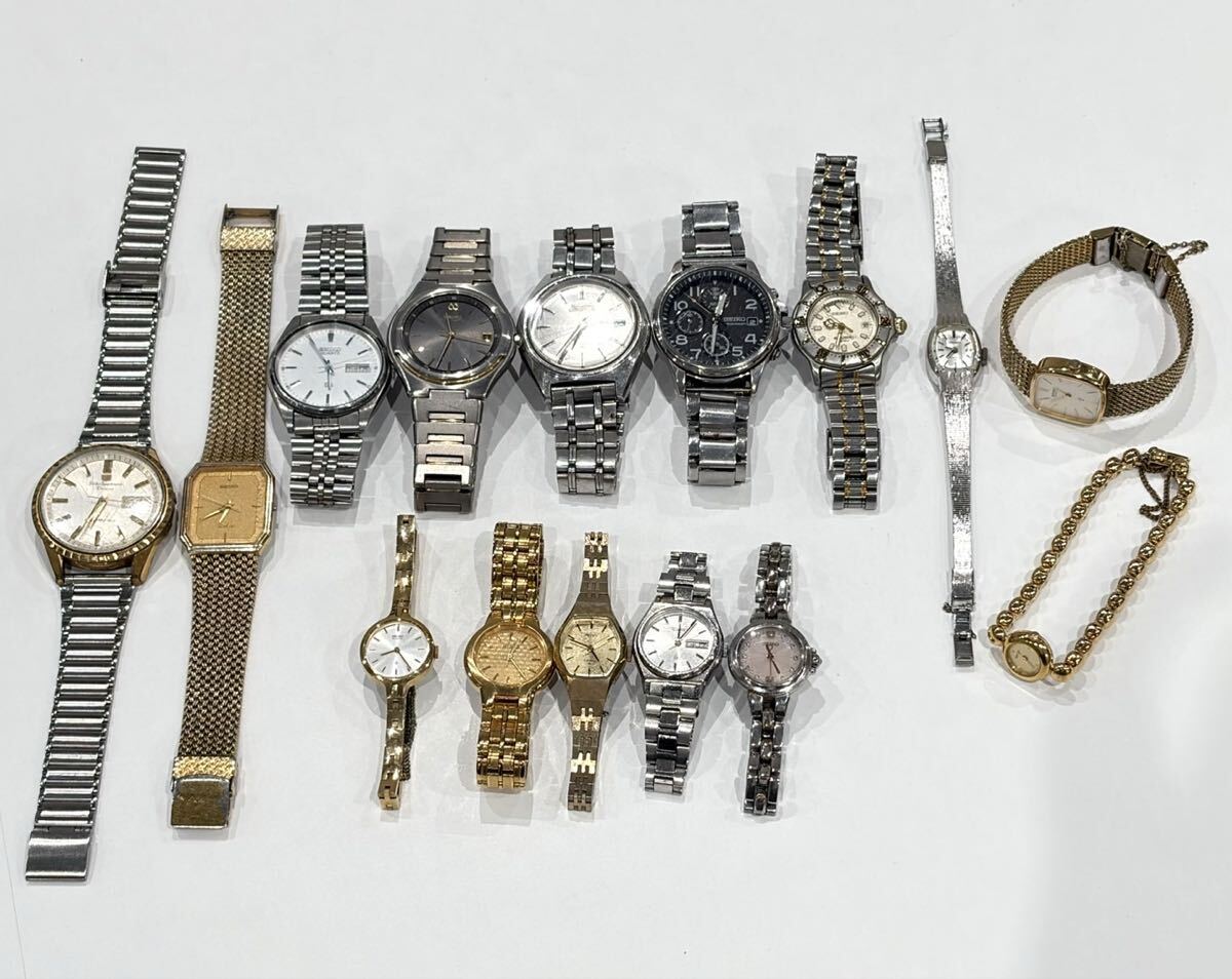 【15点おまとめ】SEIKO セイコー 7619-7050 7T92-0BB0 7019-8010 9531-5080 43-3220等 クォーツ ソーラー 手巻き 自動巻き 腕時計 ウォッチ