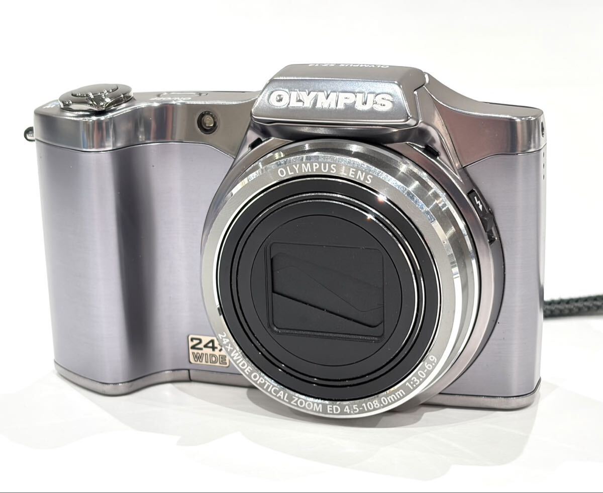 OLYMPUS オリンパス SZ-14 シルバー系 コンパクトデジタルカメラ バッテリー付 動作未確認