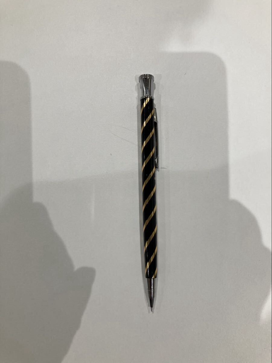 【希少】SHARP シャープ 早川式繰出鉛筆 EVER SHARP PENCIL 復刻版 ブラック×ゴールド系 螺旋 シャープペンシル シャーペン 