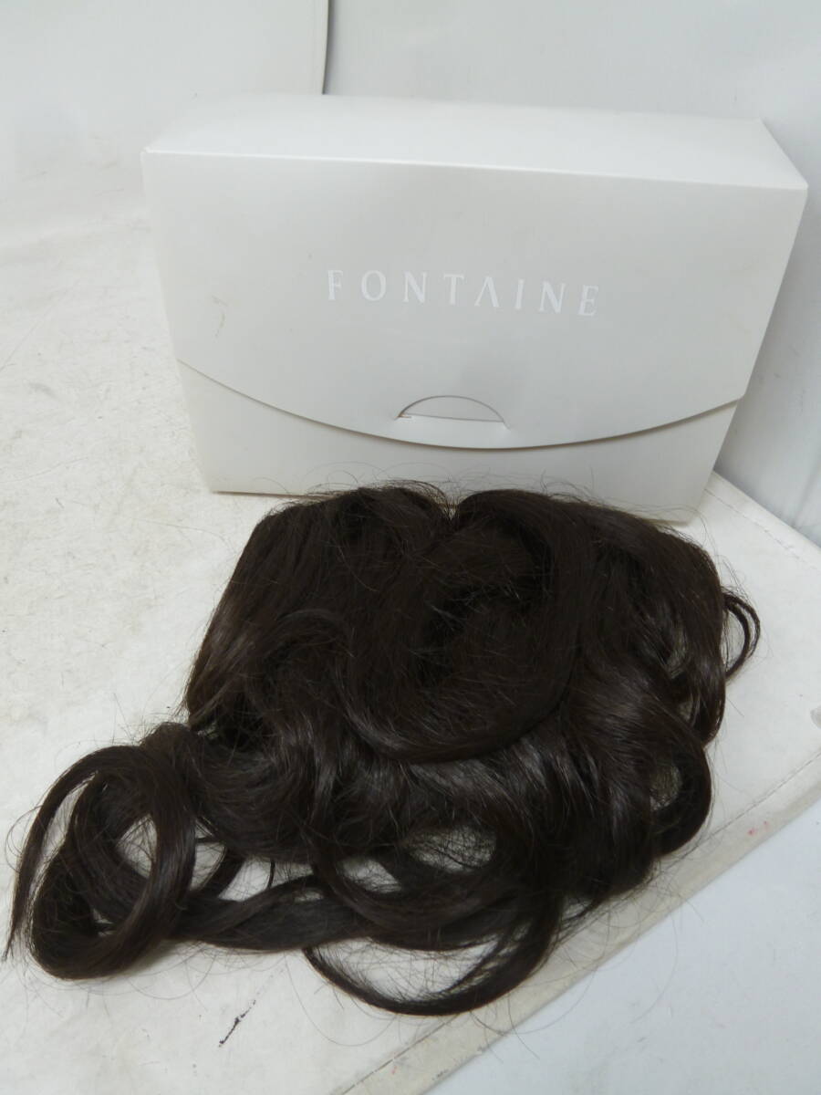 中古 FONTAINE フォンテーヌ 女性用 ウィッグ ブラック [J-223] 送料無料(北海道・沖縄・離島・佐川急便中継料金がかかる地域は除く)