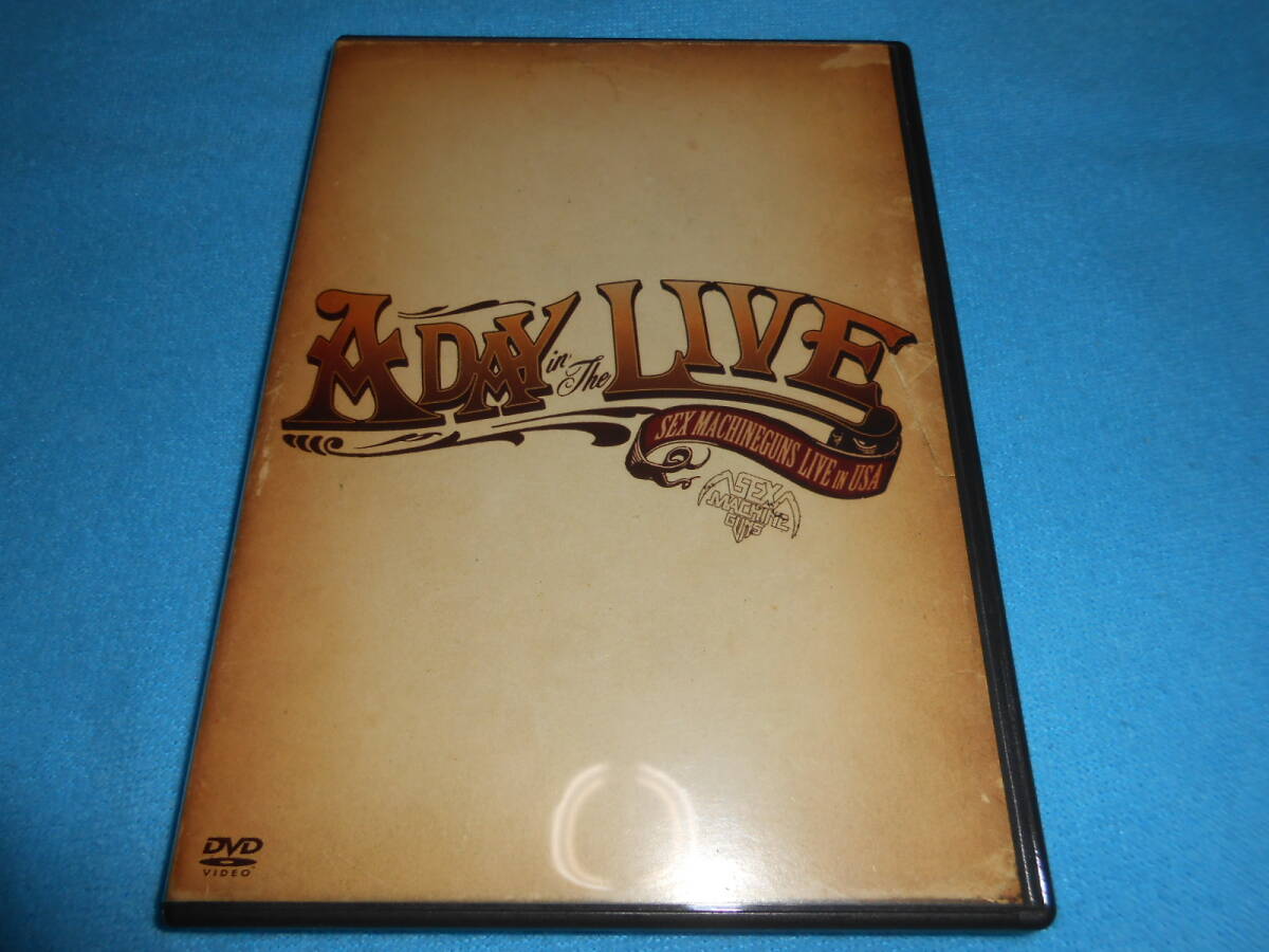 ★ジャパメタ★SEX MACHINEGUNS【A DAY IN THE LIVE】国内盤DVD / セックス マシンガンズ