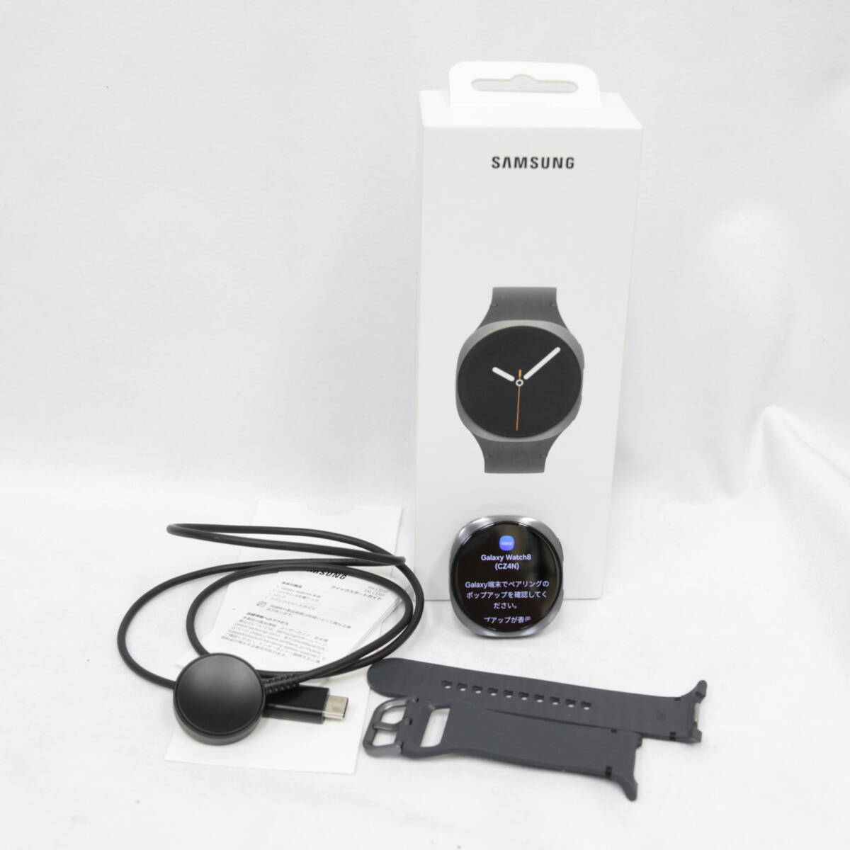 SAMSUNG サムスン Galaxy Watch8 ギャラクシー ウォッチ 40mm LTE SM-L325F SCSBJ2 CZ4N グラファイト Softbank ○ 現状品 2603-K0321M(NT)