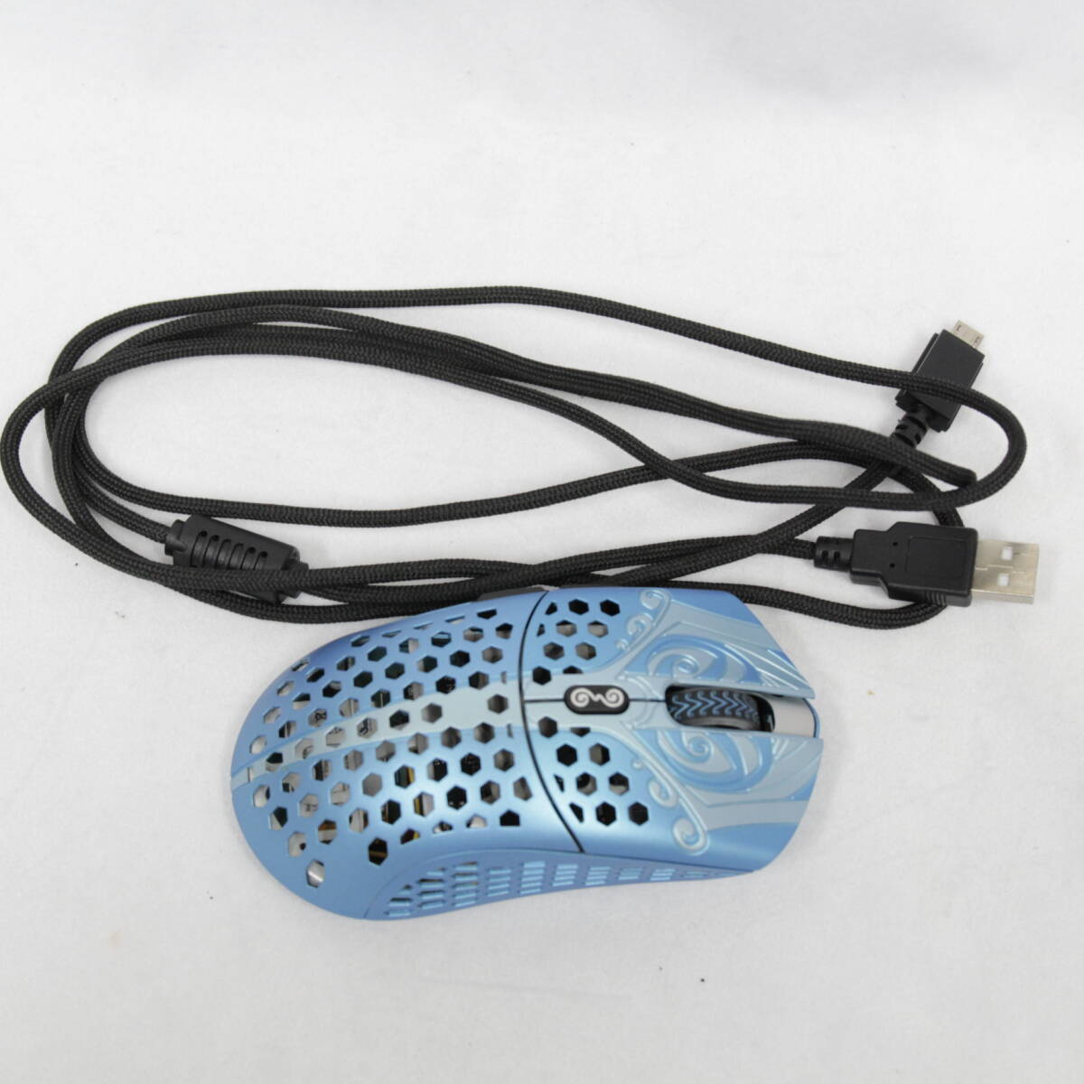 Finalmouse ファイナルマウス Starlight12 スターライト Poseidon ポセイドン ゲーミングマウス シリアル付 ブルー 現状品 2504-K0021M(NT)