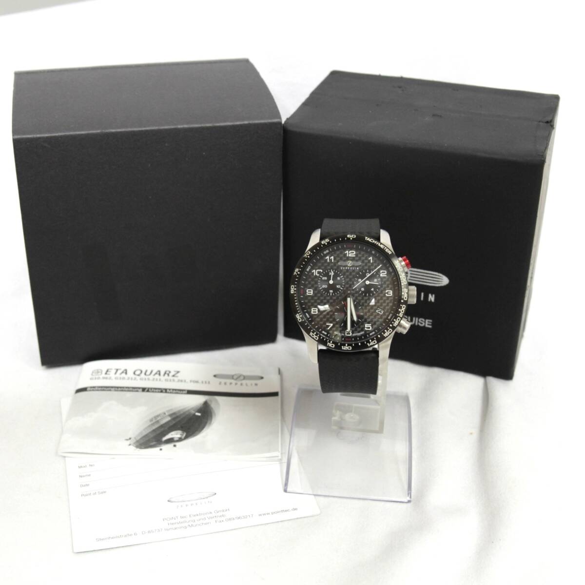 ZEPPELIN ツェッペリン Night Cruise ナイトクルーズ 7294-4 腕時計 ALAIN ROBERT 限定 クォーツ メンズ 稼働品 現状品 2511-K0301M(NT)