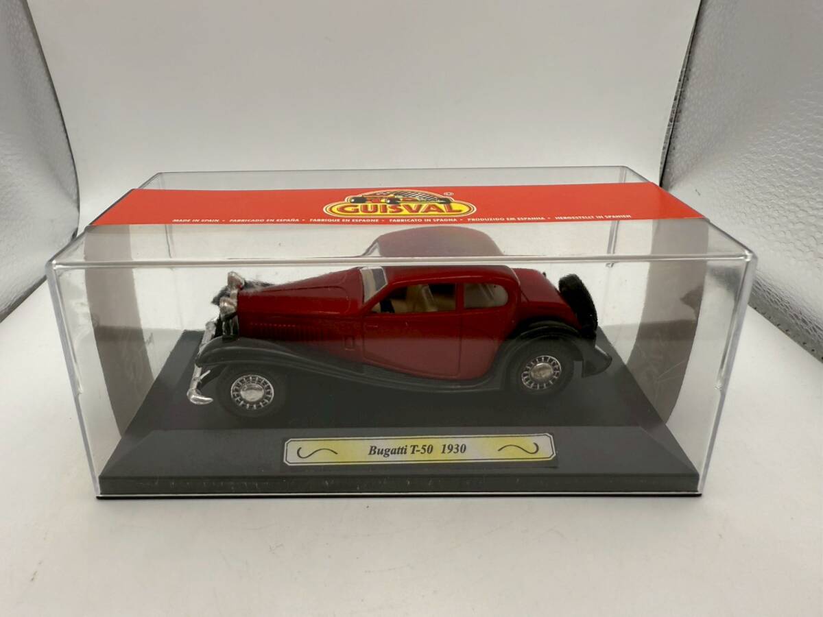 ★1円出品★GUISVAL Bugatti T-50 1930 ギスバル ブガッティ 1/43スケールミニカー