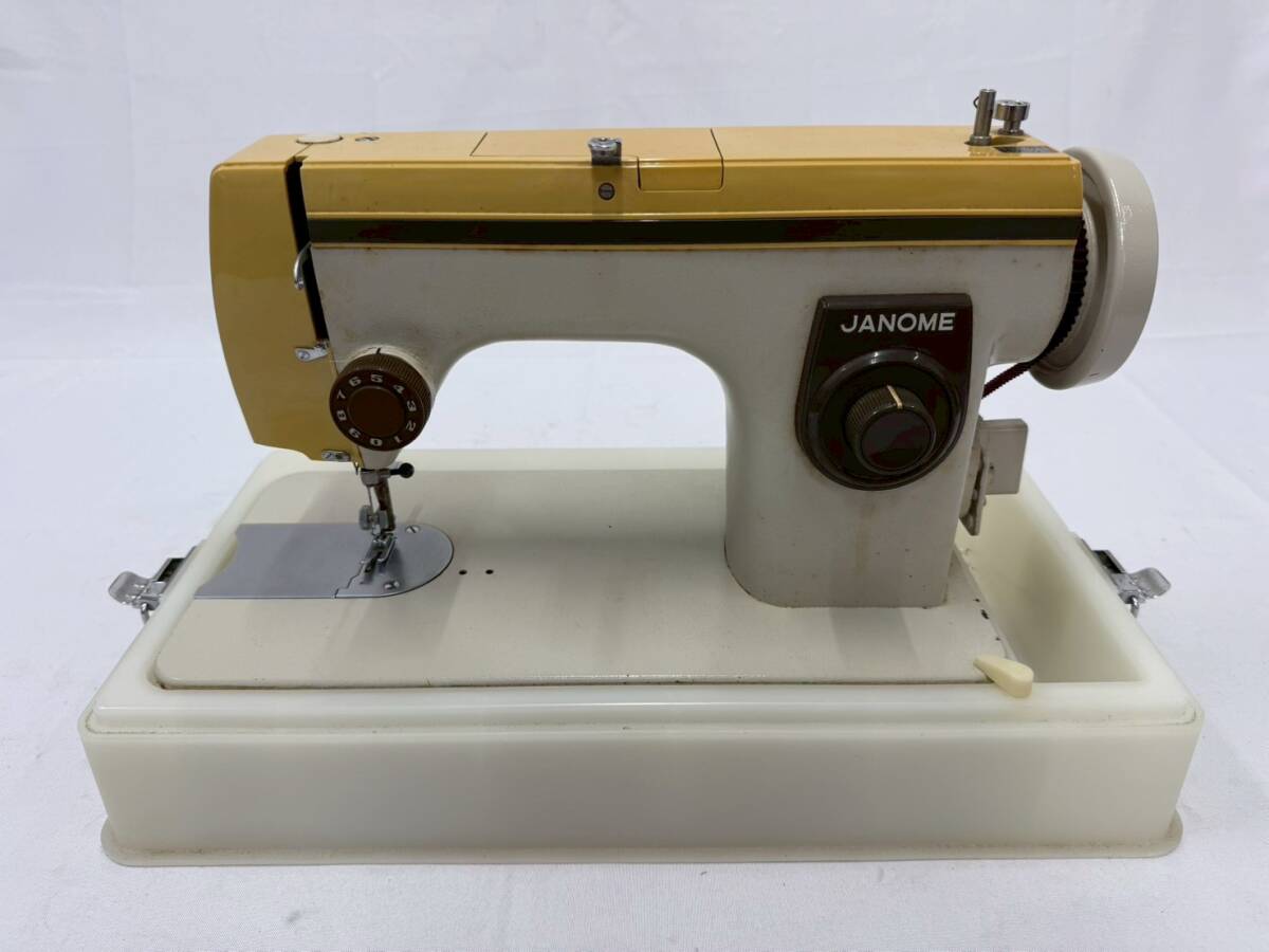 ★1円出品★JANOME HAPPY ジャノメ ハッピー 昭和レトロ 電動ミシン MODEL 367
