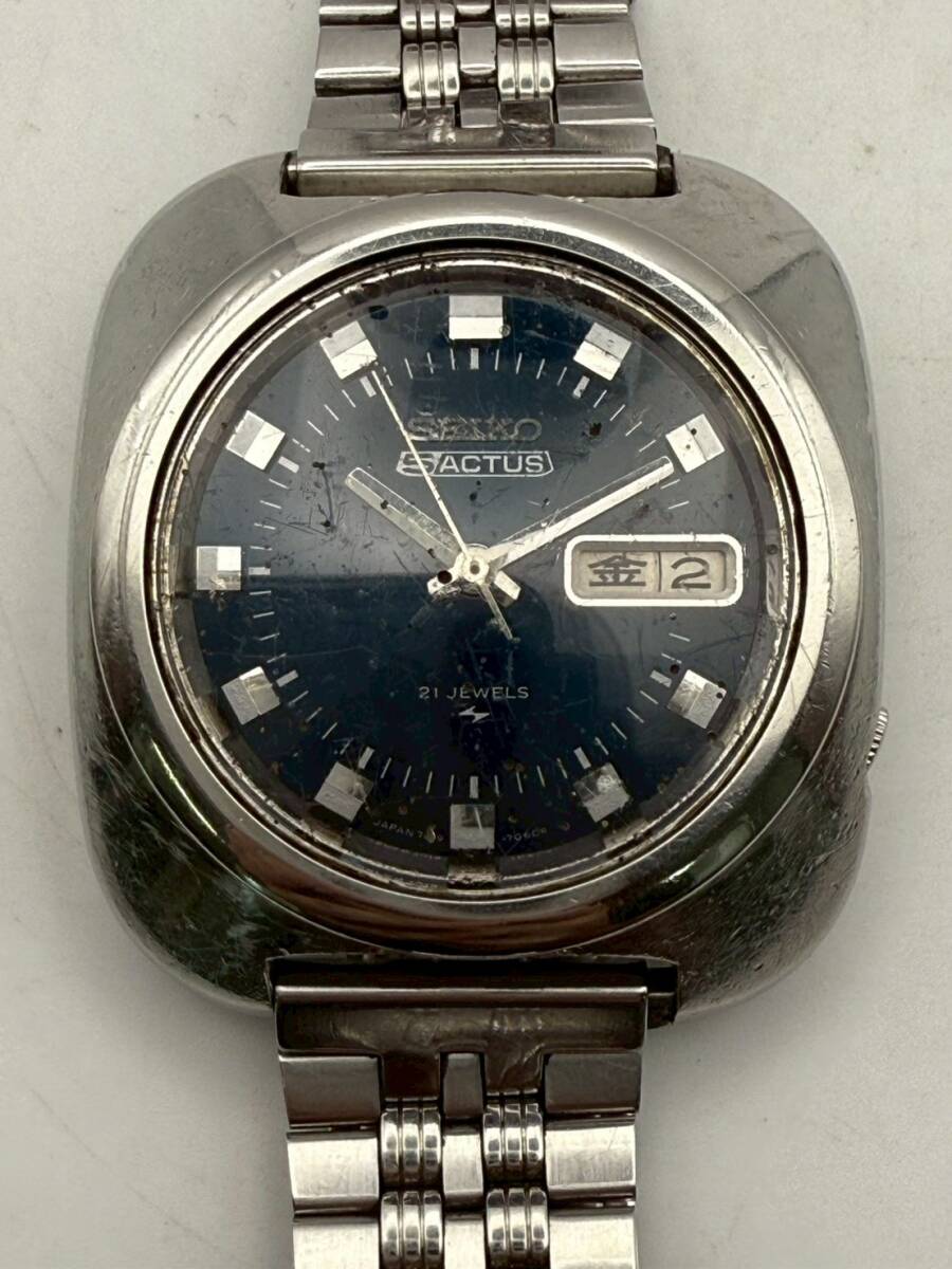 ★1円出品★SEIKO 5 ACTUS セイコー 5 アクタス 自動巻き ブランド腕時計 7019-7030