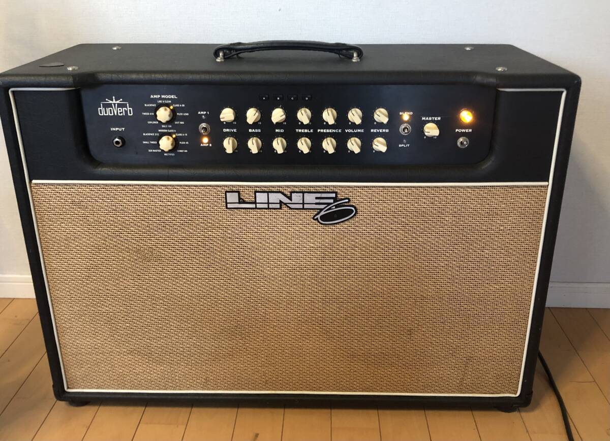LINE6 Duoverb デュオヴァーブ・12インチ×2発・シュミレーションアンプ・動作良好