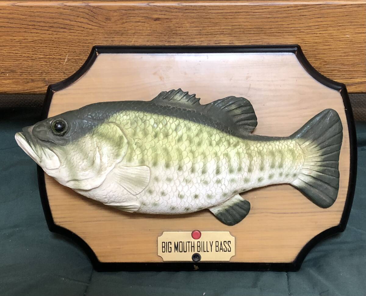 BIG MOUTH BILLY BASS ブラックバスの電動壁掛け～スタンド自立・歌って踊りますが、未確認！！