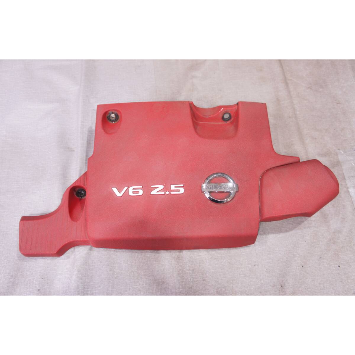 赤塗装 エンジンカバー ME51 中期 HWS エルグランド外し V6 3.5L レッド エンジンフードカバー 参考 E51 ME51 MNE51 @21669s