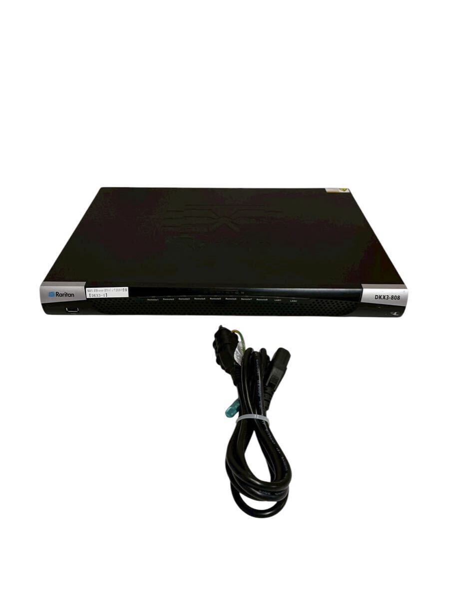 Raritan DKX3-808 8PT 8ユーザー ドミニオン KX III KVM-OVER-IPスイッチ 電源ケーブル付属　