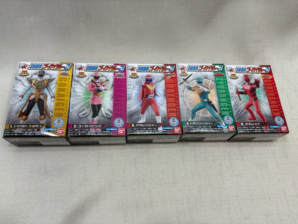 BANDAI バンダイ HDα 海賊戦隊ゴーカイジャー２ １～５セット 食玩 全5種