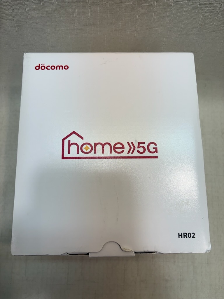 docomo ドコモ home5G HR02 ホームルーター ダークグレー