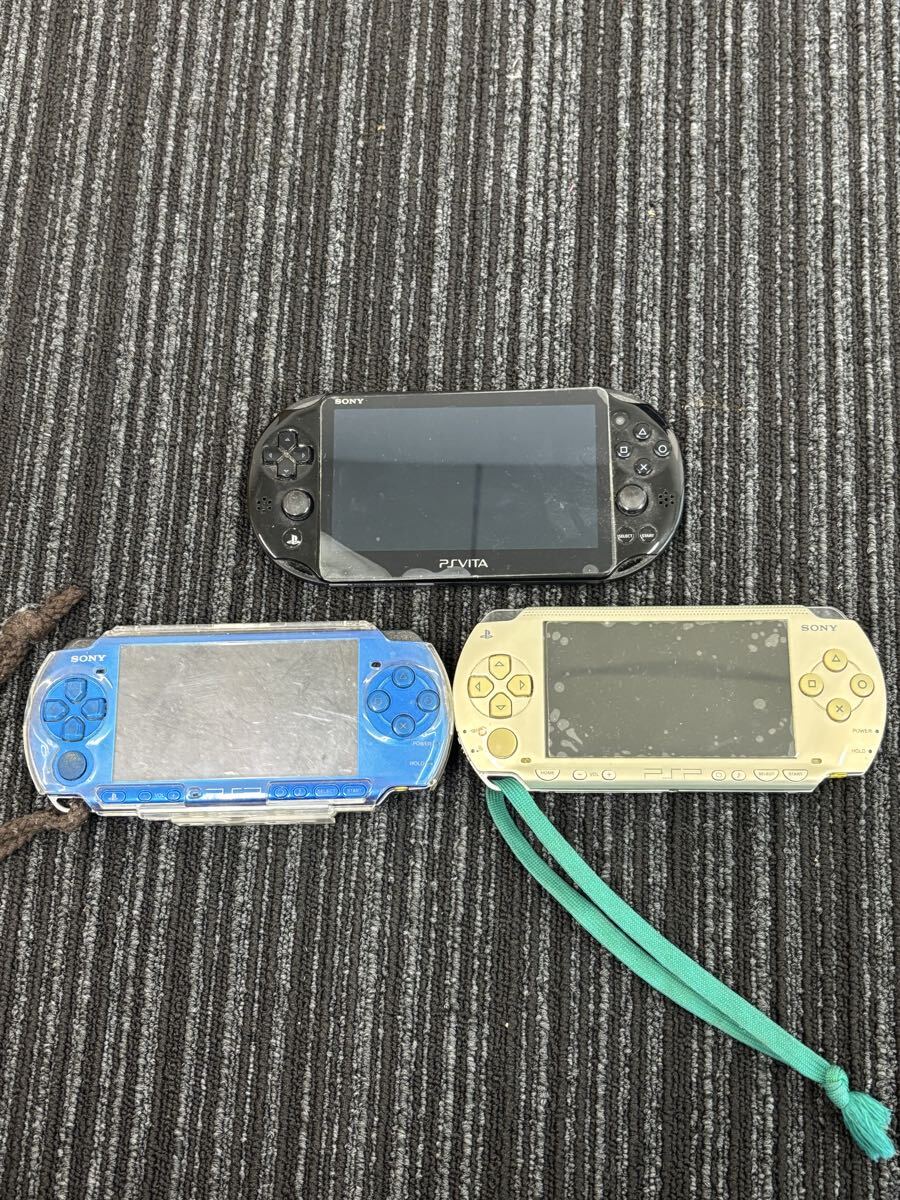 SONY PSVITA PSP PSP-3000 PSP-1000 ゲー厶機　本体　3点おまとめ