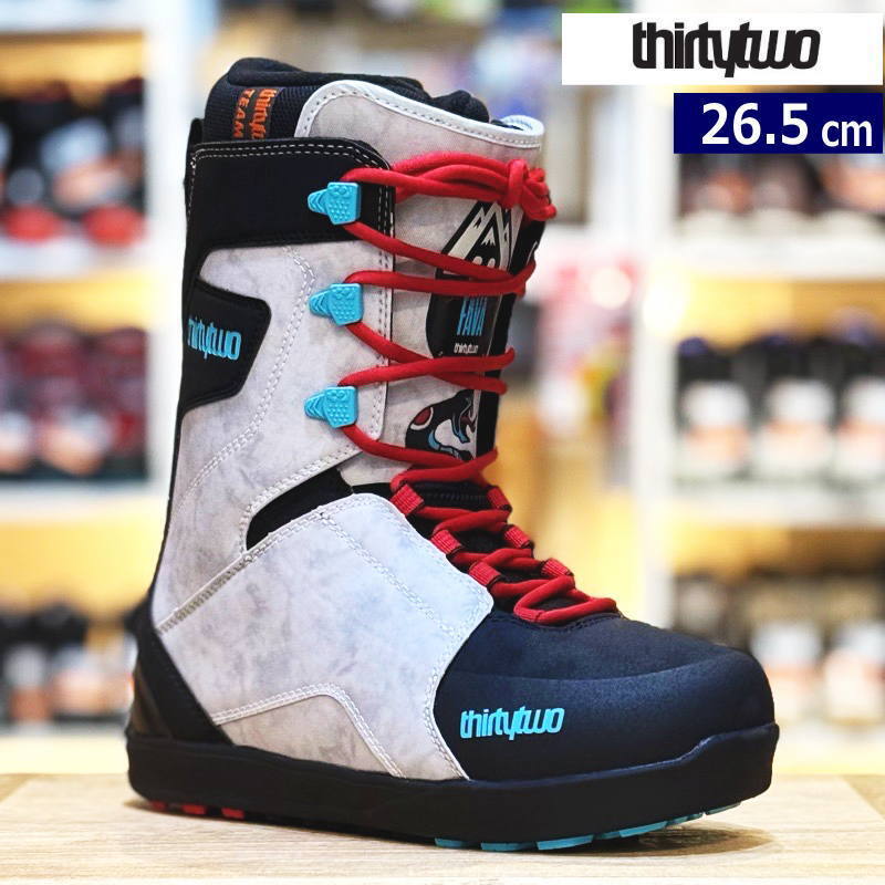 メンズ スノーボードブーツ 25-26 THIRTYTWO LASHED FAVA カラー:BLACK BLUE 26.5cm サーティーツー ファバ 型落ち 日本正規品