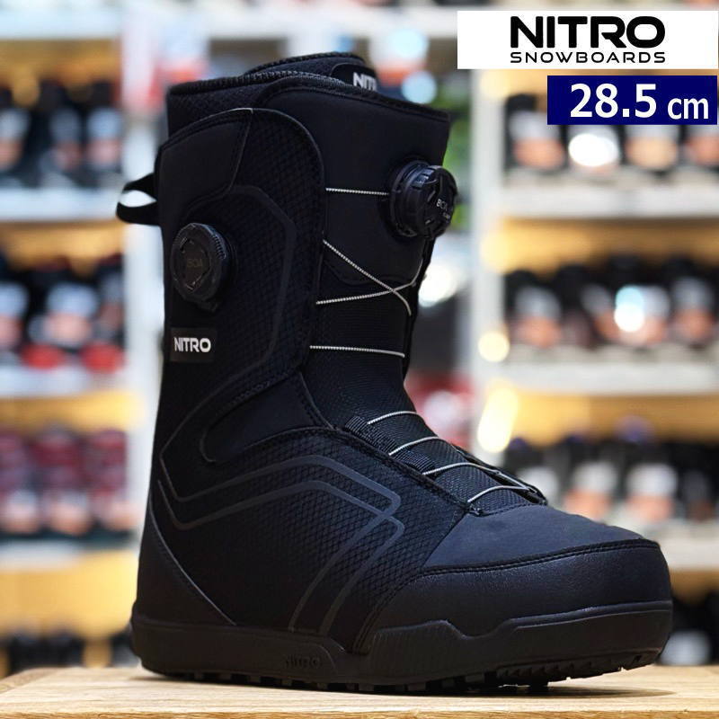 メンズ スノーボードブーツ 25-26 NITRO SENTINEL BOA カラー:Black 28.5cm ナイトロ センチネル 型落ち 日本正規品