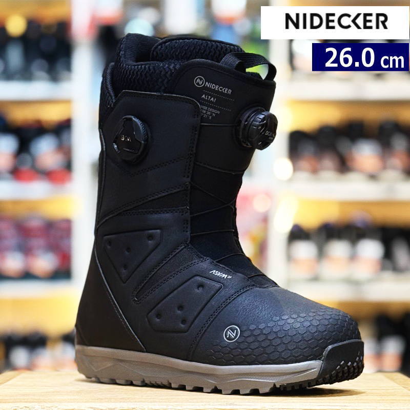 メンズ スノーボードブーツ 24-25 NIDECKER ALTAI カラー:BLACK 26cm ナイデッカー アルタイ 型落ち 日本正規品