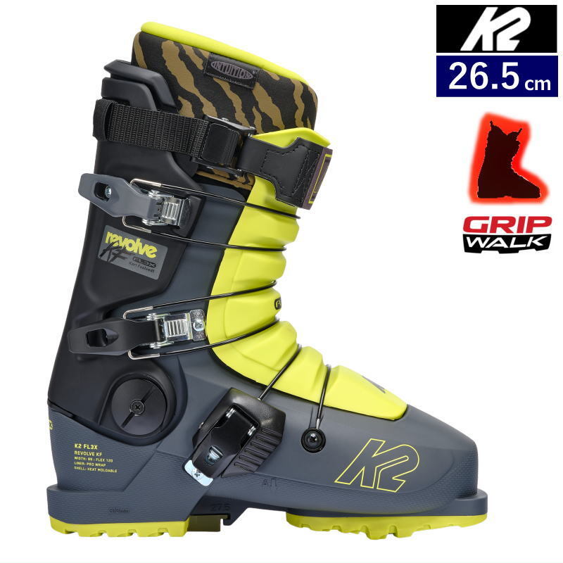24-25 K2 REVOLVE KF [26.5cm足幅99mm幅] ケーツー メンズ スキーブーツ 3ピース フリースタイル フリースキー
