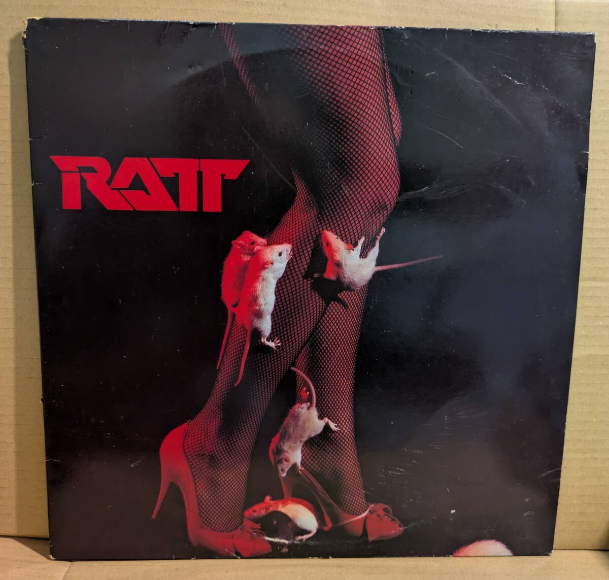 フランス盤12EP：RATT「RATT」ラット　ジャケット不良