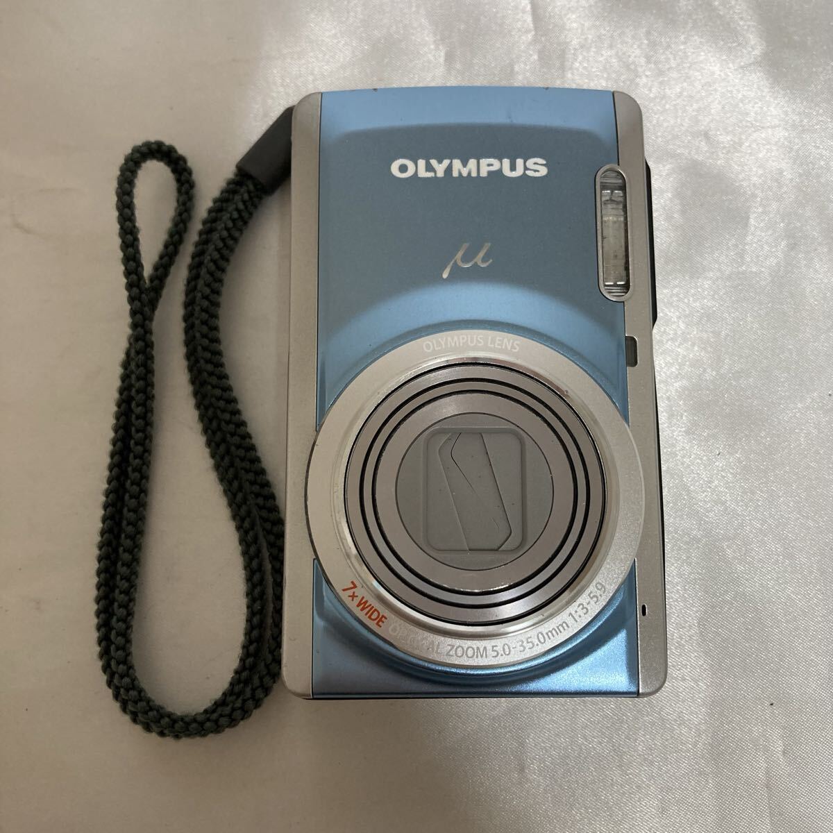 【動作未確認】OLYMPUS オリンパス μ-7040 ミュー コンパクトデジタルカメラ ブルー