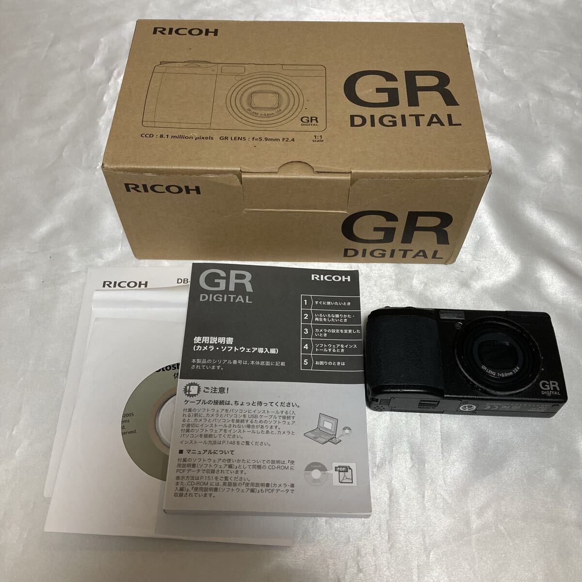 【動作確認済み】RICOH リコー GR DIGITAL コンパクトデジタルカメラ ブラック