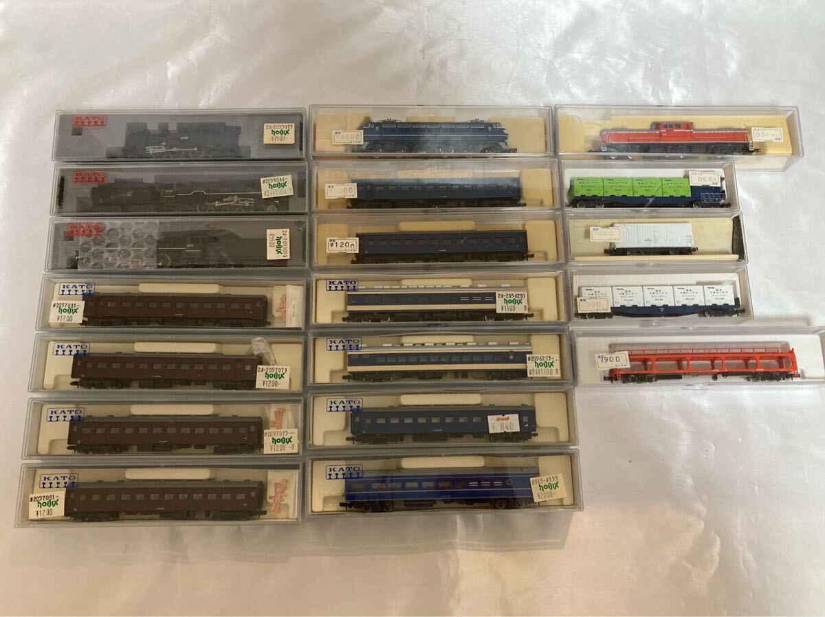 【KATO】鉄道模型 Nゲージ 蒸気機関車 客車 貨車 寝台電車 C11 D51 C57 スハフ42茶 スハ43系 スハ43ブルー オシ24 EF66 DD51 など