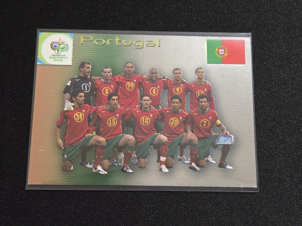 希少 2006 Panini #28 ポルトガル代表 FIFA WORLD CUP カード クリスティアーノ・ロナウド 他