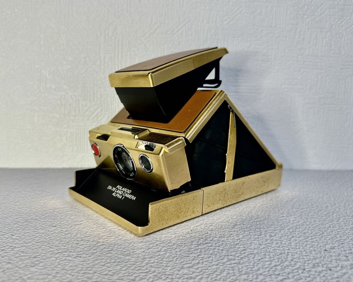 限定 Polaroid SX-70 ALPHA 1 ポラロイド ゴールド ランドカメラ アルファ インスタントカメラ フィルムカメラ