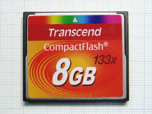★Transcend コンパクトフラッシュ ８ＧＢ 中古★送料８５円・１８５円