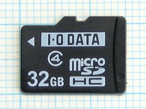 ★I・O DATA micro SDHC メモリーカード ３２ＧＢ 中古★送料８５円・１８５円