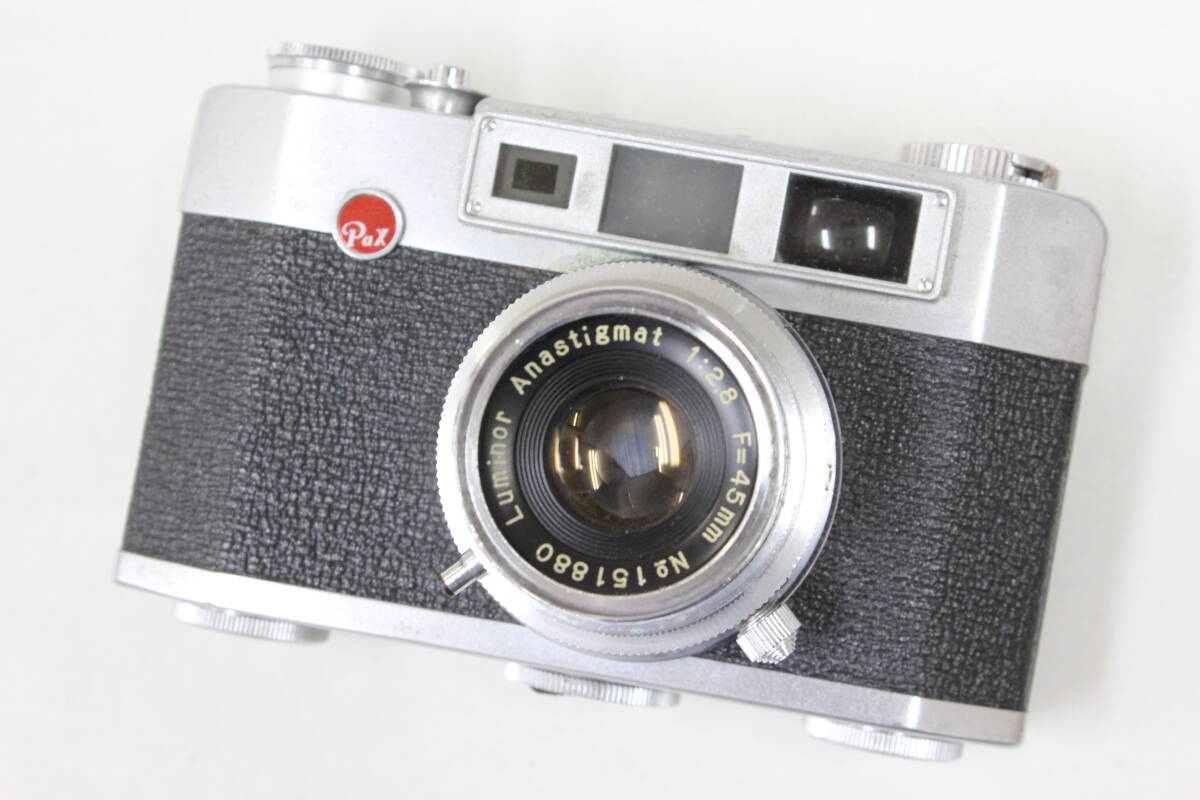 ■シャッター動作しました■　大和光機（YAMATO OPTICAL）　Pax M4 Luminor Anastigmat 45mm F2.8　■整備したりインテリアにしたり！？■