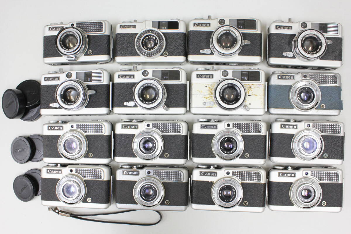 ■１６台まとめて■　キヤノン（Canon）　Demi 16台 まとめて S EE17 EE28 動作未確認 コンパクトフィルムカメラ　■同梱不可■