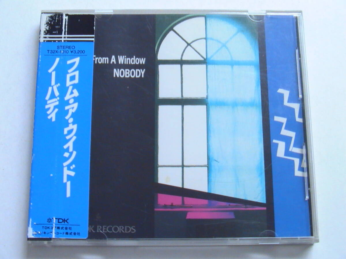 【シール帯】ノーバディ / フロム ア ウィンドー 税表記無3200円シール帯付 T32X-1010 NOBODY / FROM A WINDOW 