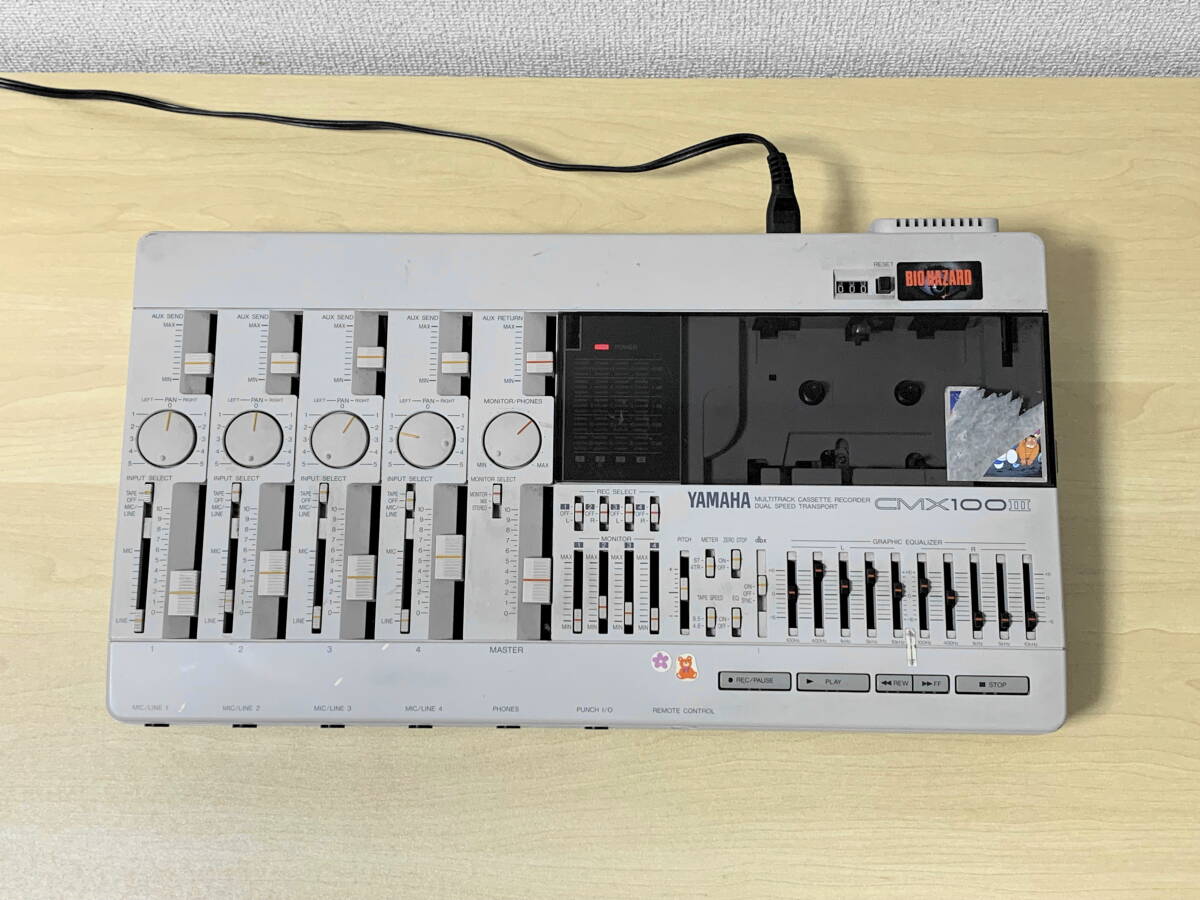 YAMAHA CMX100Ⅲ マルチトラックカセットレコーダー ヤマハ 通電のみ確認 ジャンク #02998