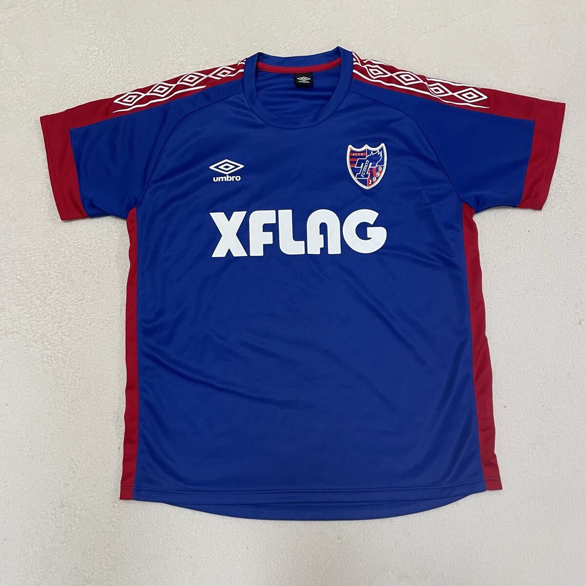 umbro FC東京 サポーターシャツ 旧エンブレム O アンブロ TOKYO YOU'LL NEVER WALK ALONE