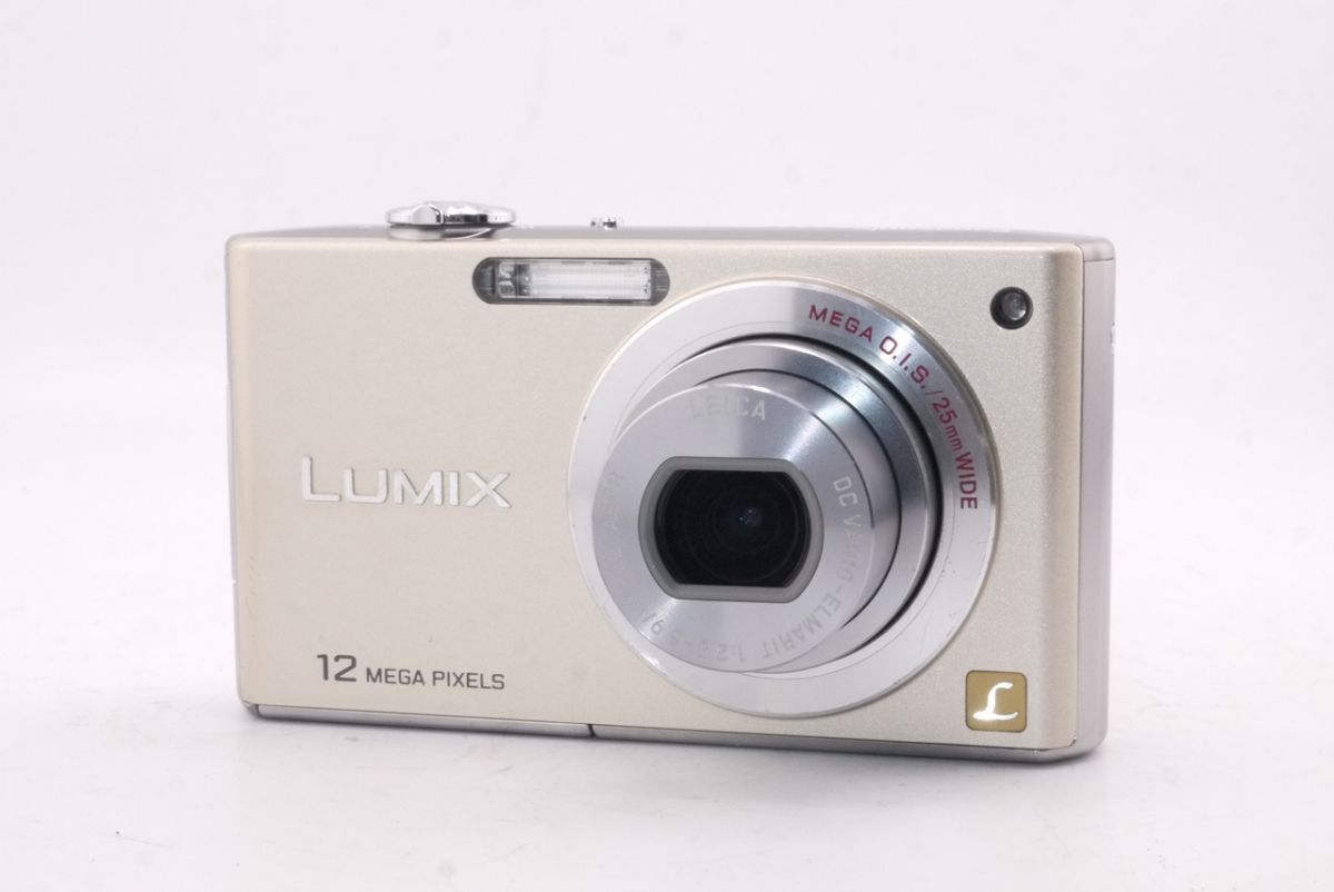 ★良品★パナソニック Panasonic LUMIX DMC-FX40 ゴールド コンパクトデジタルカメラ #2810 #0044