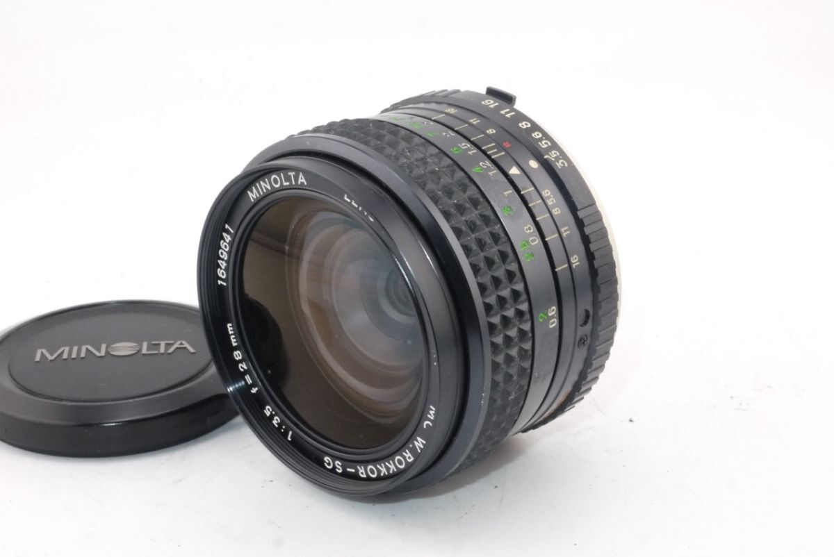 ★良品★ミノルタ MINOLTA MC W.ROKKOR-SG 28mm F3.5 #2824 #0022