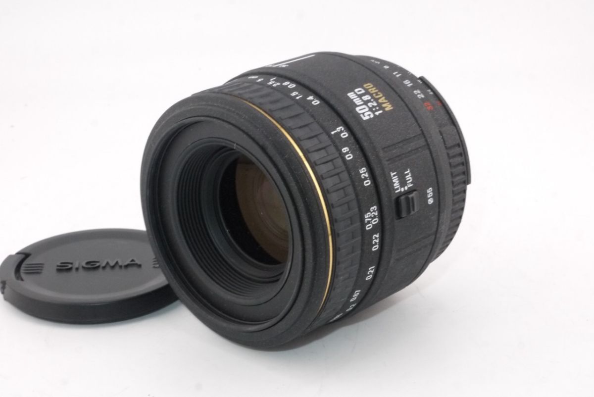 ★良品★シグマ SIGMA AF 50mm F2.8 D EX MACRO ニコン #2870 #0033