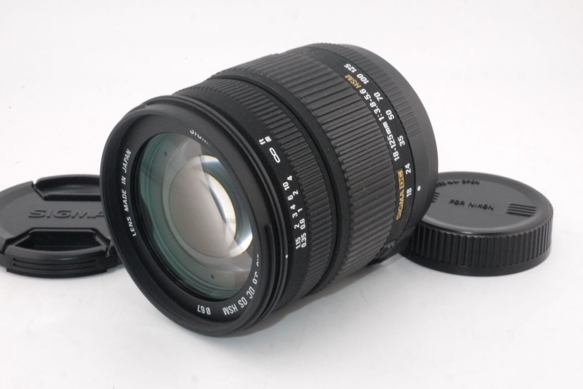 ★良品★シグマ SIGMA ZOOM 18-125mm F3.8-5.6 DC OS HSM ニコン #2869 #0033