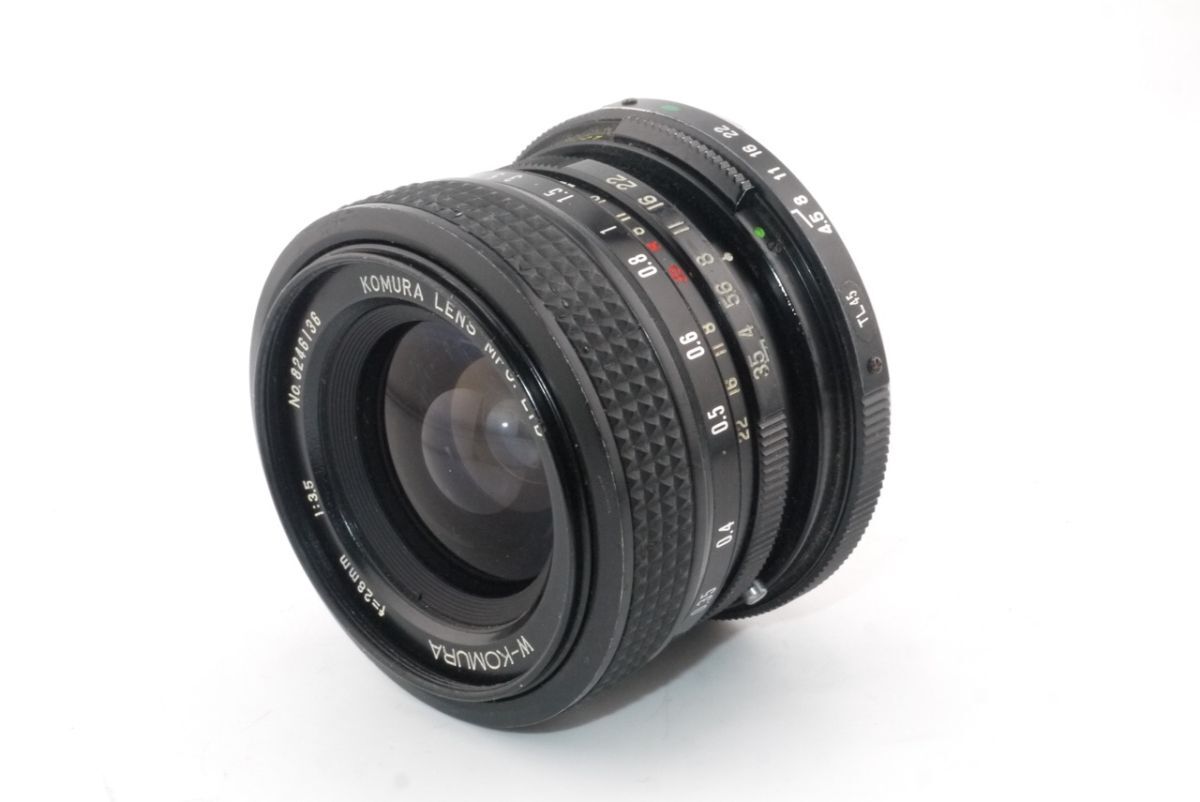 三協電器 SANKYO W-KOMURA 28mm F3.5 ミノルタ SRマウント #2876 #055