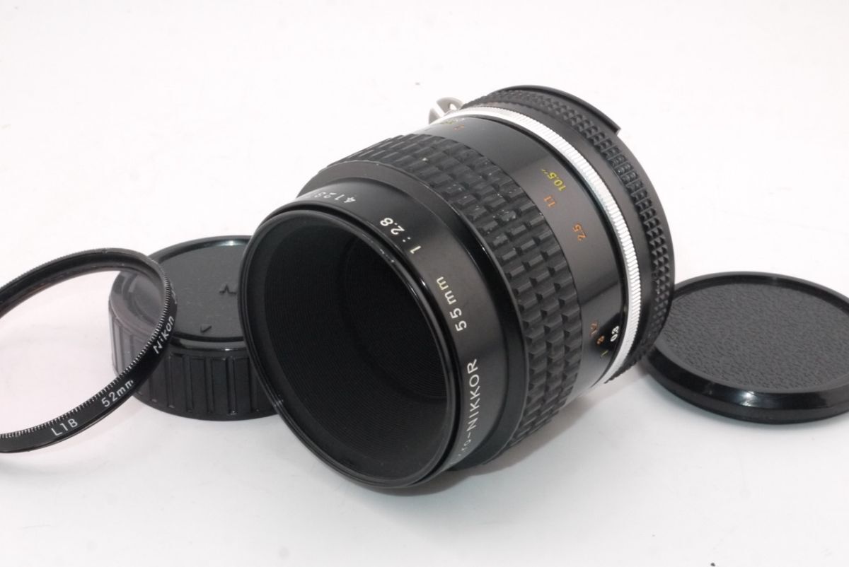 ニコン NIKON Ai-S Micro-NIKKOR 55mm F2.8 単焦点 マクロレンズ #2893 #0033